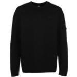 Schwarze Langärmelige Nike Herrensweatshirts aus Fleece Größe S für den für den Herbst 