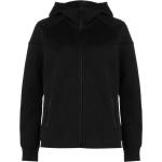 Schwarze Nike Tech Fleece Zip Hoodies & Sweatjacken mit Reißverschluss aus Fleece mit Kapuze für Damen Größe S 