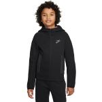 Schwarze Nike Tech Fleece Fleecepullover für Kinder aus Fleece Größe 122 