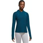 Blaue Langärmelige Nike Therma Damenlongsleeves & Damenlangarmshirts Größe L 