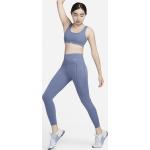 Nike Go Therma-FIT 7/8-Leggings mit hohem Bund und Taschen für Damen - Blau