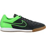 Nike Tiempo Genio IC Leder Hallenschuh Fußballschuh schwarz/grün [631283-003]