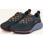 Reduzierte Petrolfarbene Gestreifte Nike Pegasus Trail 4 Trailrunning Schuhe aus Mesh atmungsaktiv für Herren Größe 44 