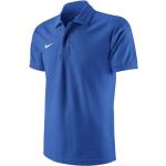 Royalblaue Kurzärmelige Nike Kurzarm-Poloshirts für Herren Größe S 