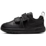 Reduzierte Schwarze Nike Pico 5 Kindersneaker & Kinderturnschuhe mit Klettverschluss aus Leder Größe 19,5 