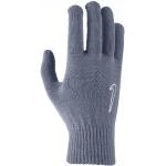 Graue Bestickte Nike Damenfäustlinge & Damenfausthandschuhe aus Acryl Größe XL für den für den Winter 