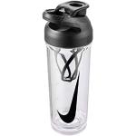 Nike Unisex – Erwachsene TR HYPERCHARGE Shaker Bottle Trinkflasche, Clear/Black/Black/Black, 709ml