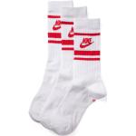 Nike Unisex Essential Crew 3er-Pack Socken 34-38 White/Red