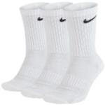 Weiße Atmungsaktive Nike Sportsocken für Herren Größe 49 3-teilig 