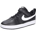 Schwarze Nike Court Borough Low Sneaker aus Leder für Kinder Größe 29,5 