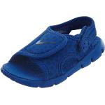 Blaue Nike Sunray Adjust Kindersandalen mit Riemchen Größe 17 