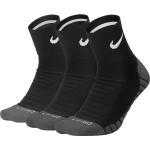 Nike Unisex Max Cushion Quarter 3er-Pack Socken 34-38 Schwarz