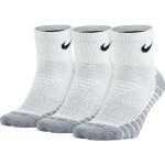 Nike Unisex Max Cushion Quarter 3er-Pack Socken 34-38 Weiß