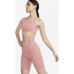Reduzierte Pinke Nike High Waist Shorts aus Nylon für Damen Größe S Weite 36 