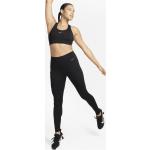 Schwarze Nike Damenleggings aus Nylon 