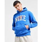 Blaue Nike Varsity Herrenhoodies & Herrenkapuzenpullover aus Baumwolle mit Kapuze Größe XS 