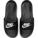 Reduzierte Schwarze Nike Victori One Badeschlappen mit Riemchen Leicht für Herren Größe 42,5 