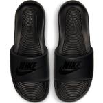 Reduzierte Schwarze Nike Victori One Badeschlappen mit Riemchen leicht für Herren Größe 45 