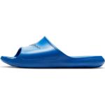 Reduzierte Blaue Nike Victori One Badeschlappen mit Riemchen für Herren Größe 44 