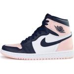 Pinke Nike Jordan 1 Michael Jordan High Top Sneaker & Sneaker Boots aus Leder Größe 36,5 