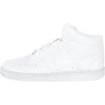 Nike, Weiße Court Vision Mid Sneakers White, Herren, Größe: 42 1/2 EU