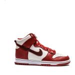 Rote Nike Dunk High High Top Sneaker & Sneaker Boots aus Leder für Damen 