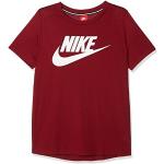 Rote Kurzärmelige Nike T-Shirts für Damen Größe M 