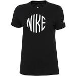 Schwarze Nike T-Shirts für Damen Größe L 