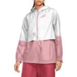Pinke Atmungsaktive Nike Stehkragen Kapuzenjacken mit Reißverschluss aus Polyester mit Kapuze für Damen Größe XS 