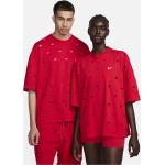 Rote Nike Swoosh T-Shirts aus Baumwolle für Herren Größe XXS 