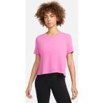 Reduzierte Fuchsiafarbene Nike Dri-Fit T-Shirts aus Polyester für Damen Größe M 