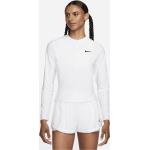 Weiße Nike Dri-Fit T-Shirts für Damen Größe M 