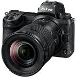 Nikon Z 7II KIT Z 24–120 mm 1:4 S (45,7 MP, 11 Bilder pro Sekunde, Hybrid-AF, 2 EXPEED-Prozessoren, doppeltes Speicherkartenfach, 4K UHD Video mit 10-Bit-HDMI-Ausgabe) Schwarz