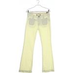 NILE atelier Flared Jeans Patch Pockets S ivory NEW