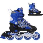 Nils Extreme NH18366 Inliner Kombo 2in1 Eishockey blue 31-34