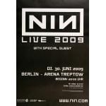 NIN Nine Inch Nails - Live, Berlin 2009 » Konzertplakat/Premium Poster | Live Konzert Veranstaltung | DIN A1 «