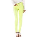 Neongrüne Slim Fit Jeans aus Denim für Damen Größe XL 