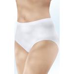 Weiße Nina von C. Oeko-Tex Feinripp-Unterhosen aus Baumwolle für Damen Größe XXL 5-teilig 