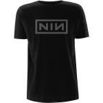 Nine Inch Nails 'Classic Grey Logo' (Schwarz) T-Shirt