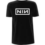 Nine Inch Nails 'Classic White Logo' (Schwarz) T-Shirt