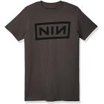 FEA Herren Nine Inch Nails Adult Short Sleeve T-Shirt, Kohle-Logo, Groß