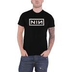 Nine Inch Nails T Shirt Classic Band Logo Nue offiziell Herren Schwarz L