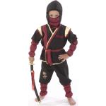 Schwarze Orlob Ninja-Kostüme für Kinder Größe 164 