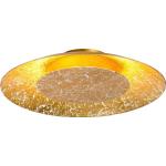 Reduzierte Goldene Moderne Nino Dalia LED-Deckenleuchten Glänzende aus Metall 