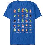 Nintendo Super Mario Mario T-Shirts aus Baumwolle für Herren Größe XXL 