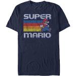 Marineblaue Nintendo Super Mario T-Shirts für Herren Größe XL 