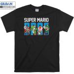 Weiße Oversize Super Mario Mario T-Shirts für Herren 