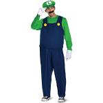 Reduzierte Super Mario Luigi Ganzkörperkostüme für Herren Größe XL 