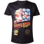 Schwarze Bioworld Super Mario Mario Bio T-Shirts aus Baumwolle für Herren Größe XL 