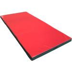 NiroSport Klappmatte Weichbodenmatte 300 x 100 x 8 cm klappbar Turnmatte Gymnastikmatte Fitnessmatte Rot/Grün